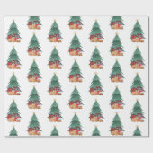 Labrador Christmas Tree Cadeaupapier (Vlak)