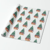 Labrador Christmas Tree Cadeaupapier (Uitgerold)