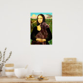 Labrador (colaat) - Mona Lisa Poster (Keuken)