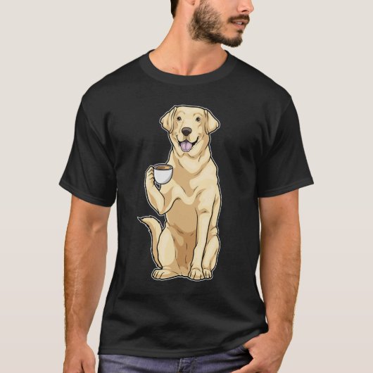 Labrador Cup Koffie T-shirt (Voorkant)