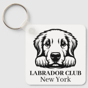 Labrador Custom Club Thema sleutelhanger