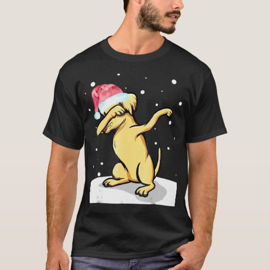 Labrador Cute Dabbing Dab Dance T-shirt (Voorkant)