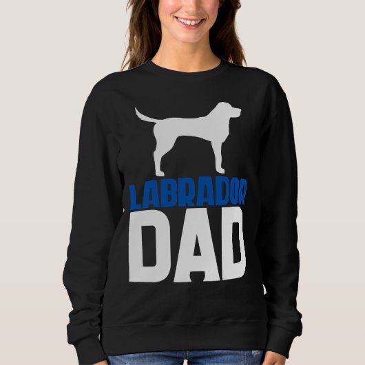 Labrador Dad Blue Trui (Voorkant)
