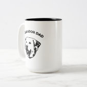 Labrador Dad Coffee Mok (Voorkant links)