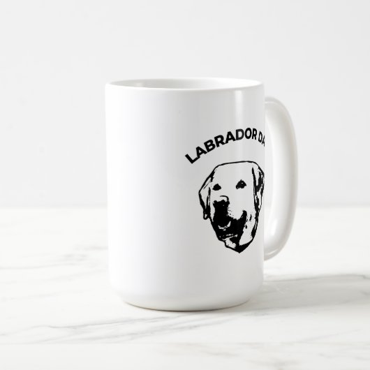 Labrador Dad Coffee Mok (Voorkant rechts)