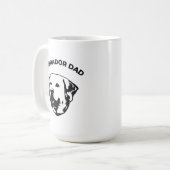 Labrador Dad Coffee Mok (Voorkant links)