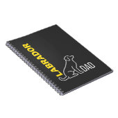 Labrador Dad, Dog Dad Gift, Labrador Retriever Dog Notitieboek (Rechterzijde)