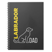 Labrador Dad, Dog Dad Gift, Labrador Retriever Dog Notitieboek (Voorkant)