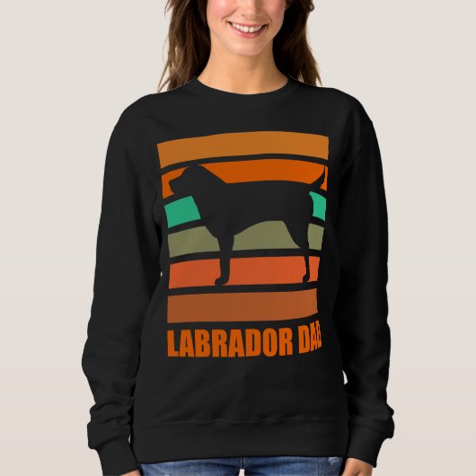 Labrador Dad Retro Trui (Voorkant)