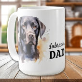 Labrador DAD Schattige Hondenliefhebber Black Lab  Koffiemok