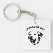Labrador Dad Sleutelhanger (voorkant)