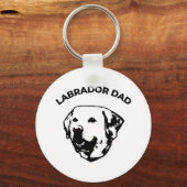 Labrador Dad Sleutelhanger (Achterkant)
