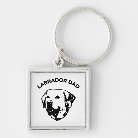 Labrador Dad Sleutelhanger (Voorkant)