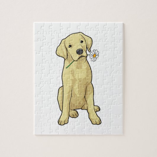 Labrador Daisy Legpuzzel (Verticaal)