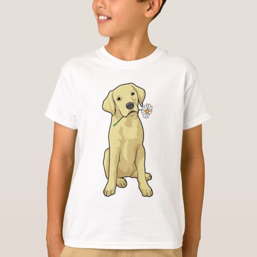 Labrador Daisy T-shirt (Voorkant)