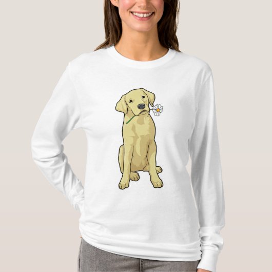 Labrador Daisy T-shirt (Voorkant)
