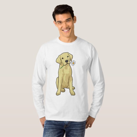 Labrador Daisy T-shirt (Voorkant volledig)