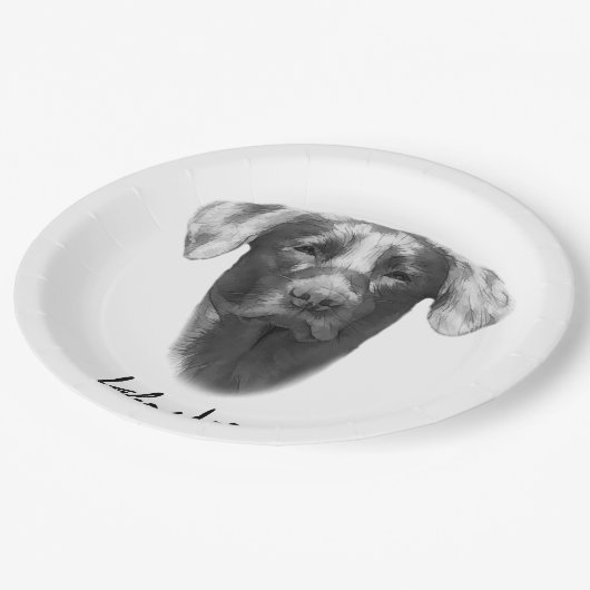 Labrador Dog aantrekkelijk Papieren Bordje (Gekanteld)