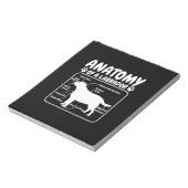 Labrador Dog Anatomy Notitieblok (Linkerzijde)