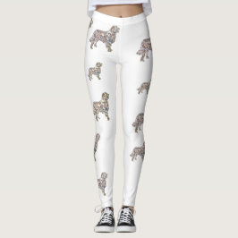 Labrador Dog Art Aangepaste Leggings