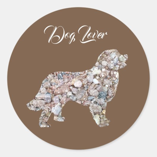 Labrador Dog Art Sticker (Voorkant)