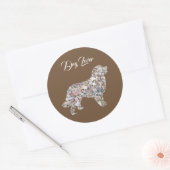 Labrador Dog Art Sticker (Envelop)