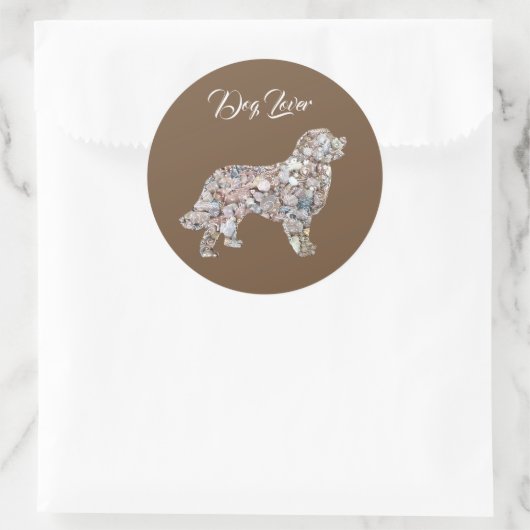 Labrador Dog Art Sticker (Tas)