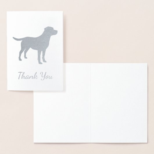 Labrador Dog Baby shower Blue Boy Lab Folie Kaarten (Display)