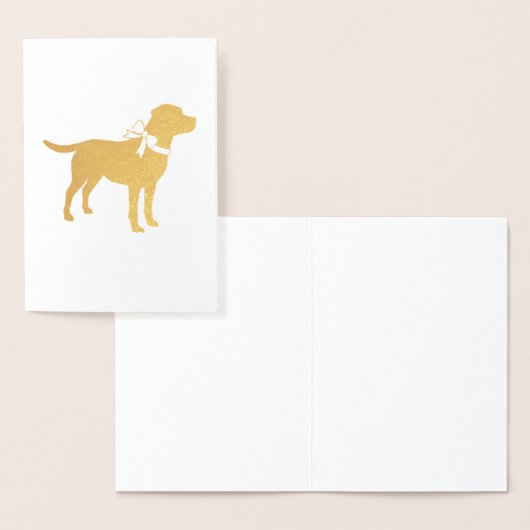 Labrador Dog Baby shower Blue Boy Lab Folie Kaarten (Display)