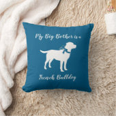 Labrador Dog Baby shower Blue Boy Lab Kussen (Deken)