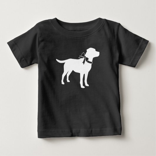 Labrador Dog Baby shower Lab Gray Gender Neutral (Voorkant)