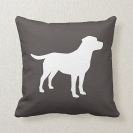 Labrador Dog Baby shower Lab Gray Gender Neutral Kussen