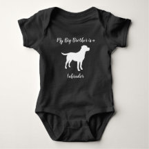 Labrador Dog Baby shower Lab Gray Gender Neutral