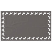 Labrador Dog Baby shower Lab Gray Gender Neutral Tafelkleed (Voorkant (Horizontaal))