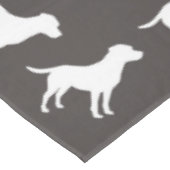 Labrador Dog Baby shower Lab Gray Gender Neutral Tafelkleed (Gekanteld)