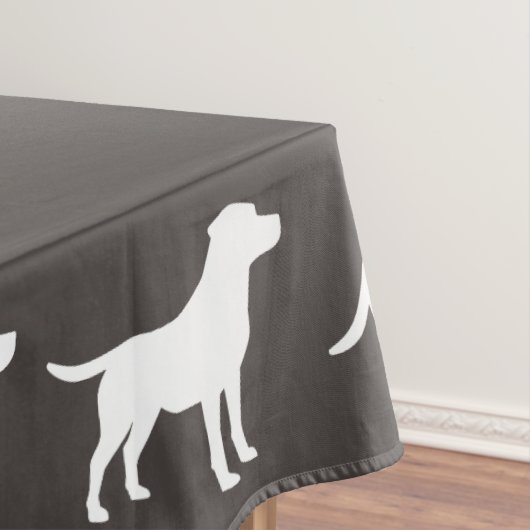 Labrador Dog Baby shower Lab Gray Gender Neutral Tafelkleed (Voorbeeld)