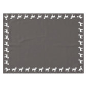 Labrador Dog Baby shower Lab Gray Gender Neutral Tafelkleed (Voorkant (Horizontaal))