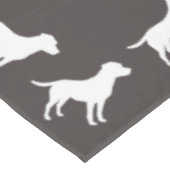 Labrador Dog Baby shower Lab Gray Gender Neutral Tafelkleed (Gekanteld)