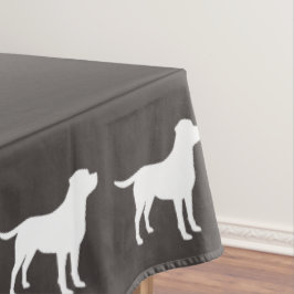 Labrador Dog Baby shower Lab Gray Gender Neutral Tafelkleed