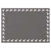 Labrador Dog Baby shower Lab Gray Gender Neutral Tafelkleed (Voorkant (Horizontaal))