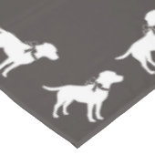 Labrador Dog Baby shower Lab Gray Gender Neutral Tafelkleed (Gekanteld)