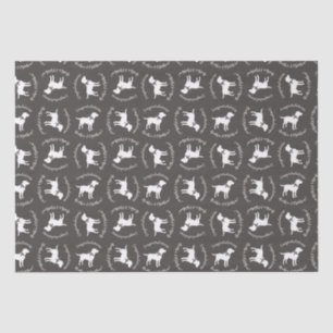 Labrador Dog Baby shower Lab Gray Gender Neutral Tissuepapier