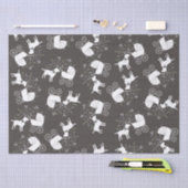 Labrador Dog Baby shower Lab Gray Gender Neutral Tissuepapier (Craft)