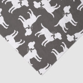 Labrador Dog Baby shower Lab Gray Gender Neutral Tissuepapier (Detail)