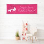 Labrador Dog Baby shower Pink Girl Lab Spandoek (Insitu)