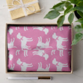 Labrador Dog Baby shower Pink Girl Lab Tissuepapier (Geschenk)