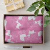 Labrador Dog Baby shower Pink Girl Lab Tissuepapier (Geschenk)