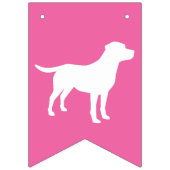 Labrador Dog Baby shower Vlaggetjes (Tweede vlag)