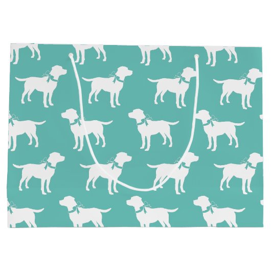 Labrador Dog Black Lab Puppy Groot Cadeauzakje (Achterkant)