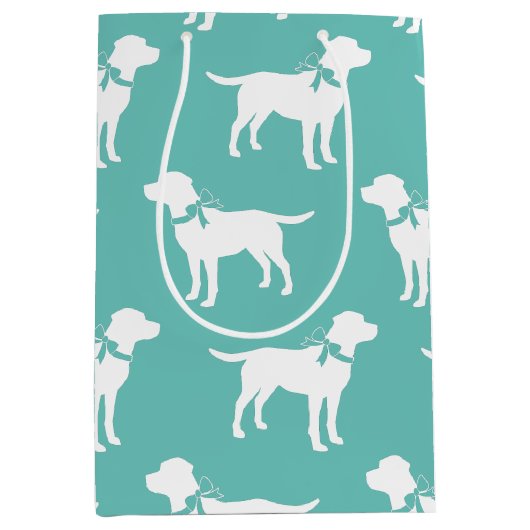 Labrador Dog Black Lab Puppy Medium Cadeauzakje (Voorkant)